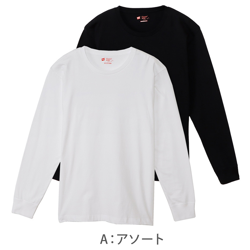 ジャパンフィット レディース tシャツ 長袖 クルーネック カットソー