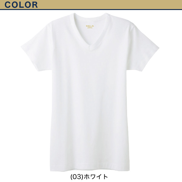 【送料無料】グンゼ 快適工房 メンズ 半袖V首シャツ 日本製 KQ5015 6枚セット 3L 快適工房 グンゼ メンズ 半袖 インナー vネック シャツ 綿100％ 3L