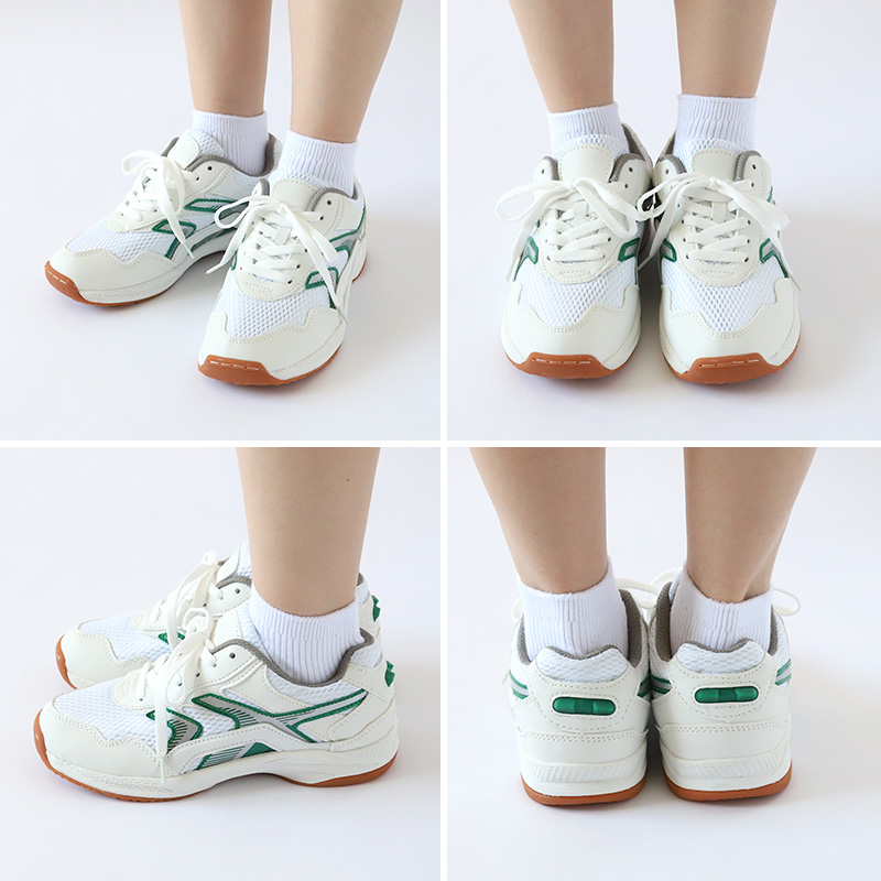体育館シューズ 体育館履き 内履き 上履き 学校 スクールシューズ スニーカー 子供靴 紐靴 22cm〜30cm ラッキーベル アクト801 (送料無料)