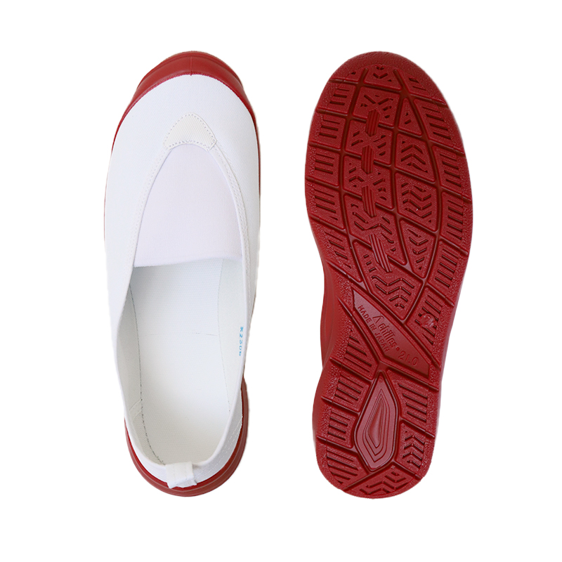 アキレス 上履き 内履き 学校 白 赤 青 上靴 うわばきプラス 15cm〜26cm 小学生 小学校 中学校 スクールシューズ 子供 日本製 内ズック (送料無料) (取寄せ)