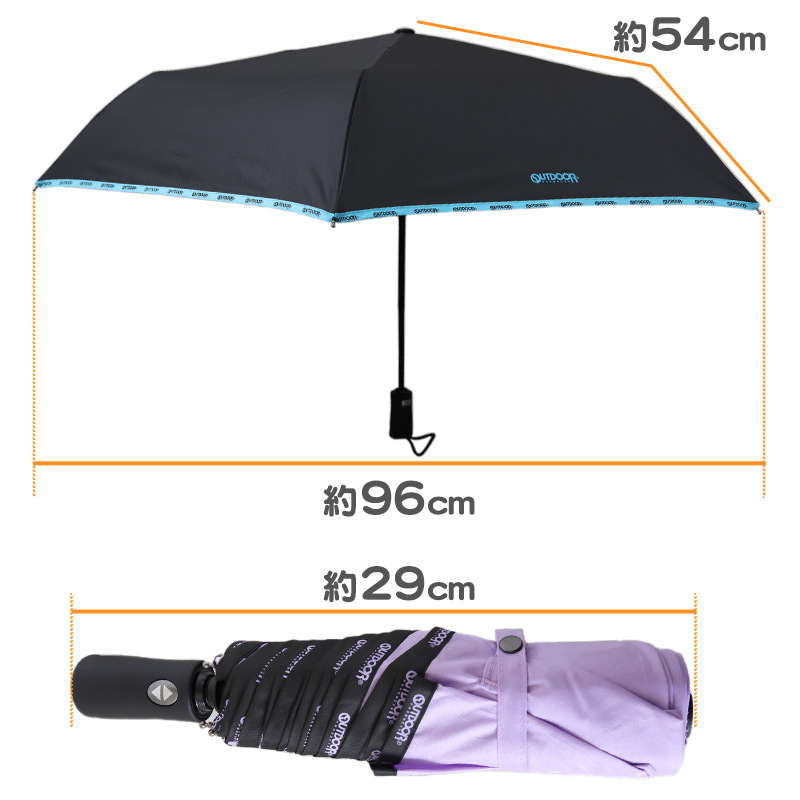 OUTDOOR PRODUCTS 傘 キッズ 子供用 折りたたみ ワンタッチ 女の子