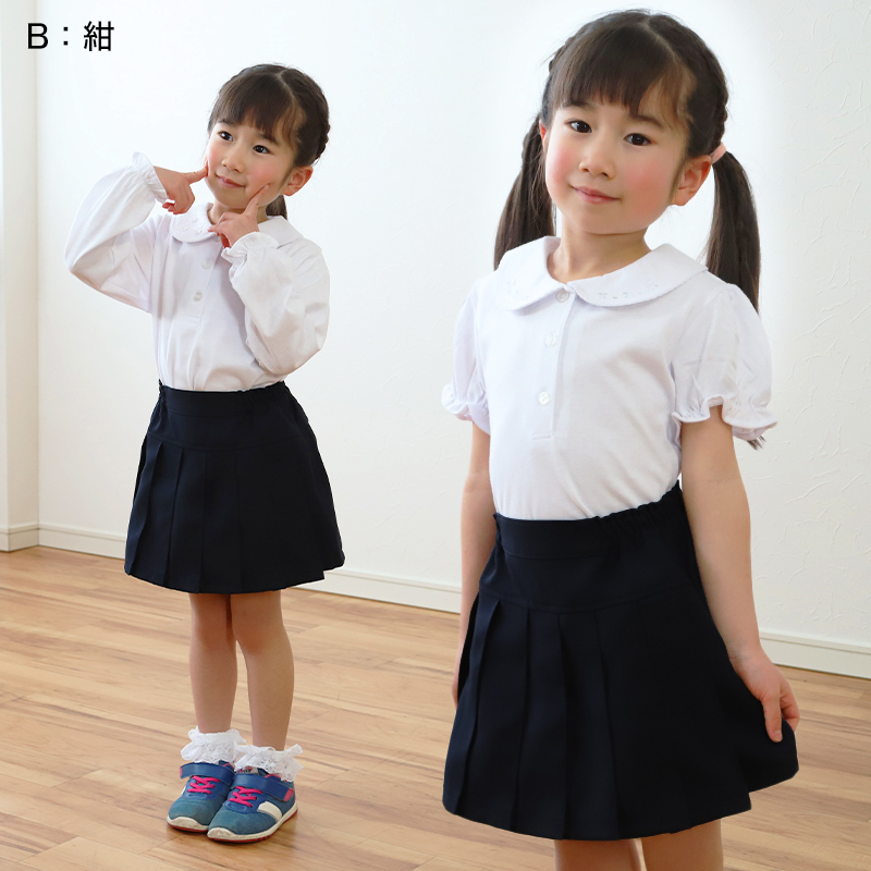 キュロットスカート プリーツスカート キッズ 100cm〜130cm (子供服