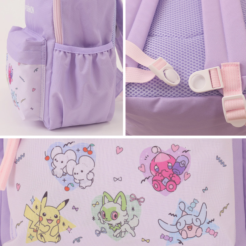 ポケモン リュック 子供 キッズ 男の子 女の子 リュックサック 約22×33×13cm かわいい 小学生 低学年 小学校 幼稚園 学童 軽量 遠足 バッグ (送料無料)