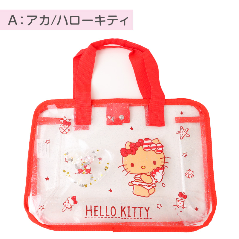 sanrio（サンリオ） プールバッグ 女の子 キッズ PVC トートバッグ