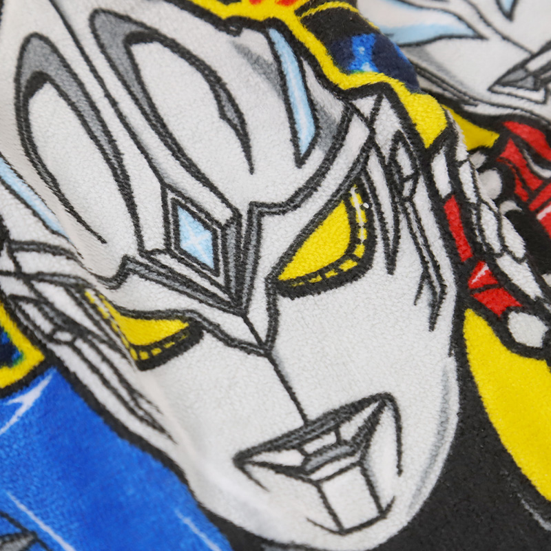 ラップタオル 巻きタオル ウルトラマン ウルトラマンアーク 綿100% 青 赤 男の子 男子 60cm 子供 プールタオル ウルトラヒーローズ バスタオル プール 水泳 男児