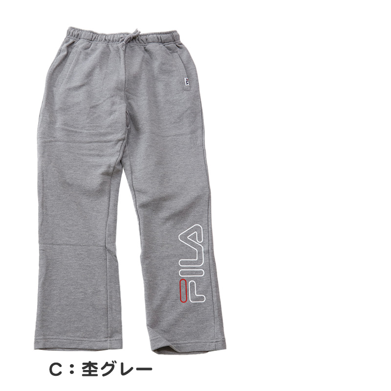 レディース スウェット パンツ ズボン 裏毛 FILA フィラ ボトムス M L LL ロングパンツ 秋冬 春 スエット 長ズボン 運動 暖かい 伸縮性 紫外線  (在庫限り)