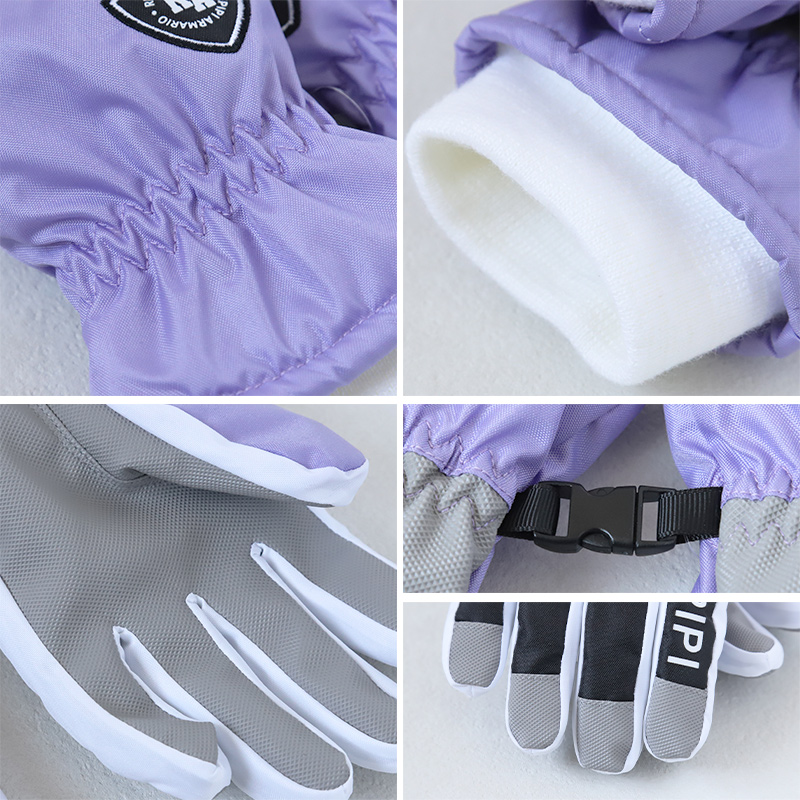 子供 スキーグローブ 手袋 JSS JS JM JL こども 子ども キッズ 冬用 冬 防寒 暖かい あたたか 幼稚園 保育園 裏起毛 雪 撥水