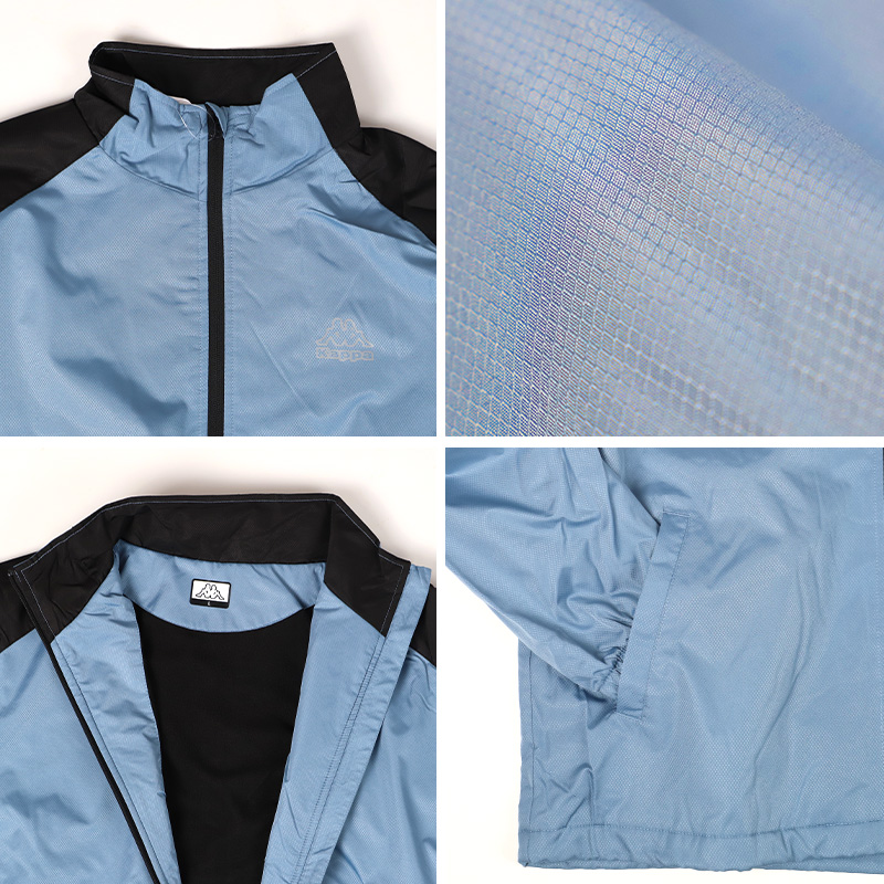 Kappa（カッパ） ウィンドジャケット 裏フリース メンズ 防寒 防風