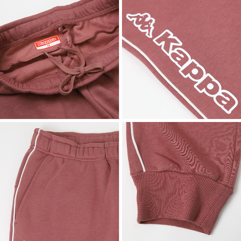 レディース スウェット パンツ ズボン 綿混 裏起毛 Kappa カッパ ボトムス M L LL ロングパンツ 秋冬 春 スポーツウェア 長ズボン 運動 暖かい 伸縮性 紫外線 