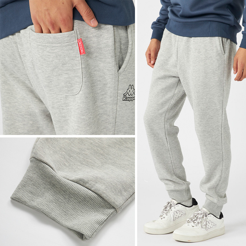 Kappa（カッパ） メンズ スウェットパンツ TC裏起毛 綿混 M〜LL 男性