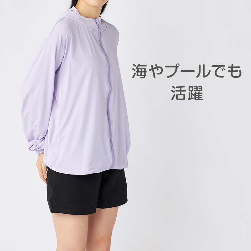 FILA UVパーカー レディース 接触冷感 ラッシュパーカー UVカット パーカー 吸汗速乾 紫外線対策 日焼け対策 冷感パーカー ラッシュガード フード付き M L LL