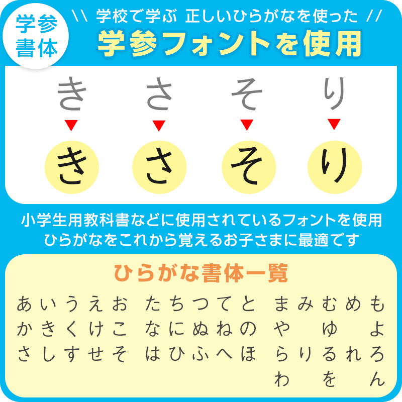 おなまえシートシンプル(シールタイプ）