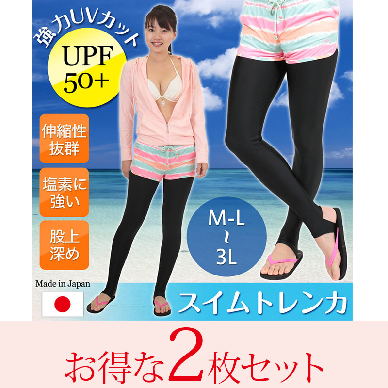 Suteteko スイムトレンカ スポーツ インナー 2枚セット M-L〜3L