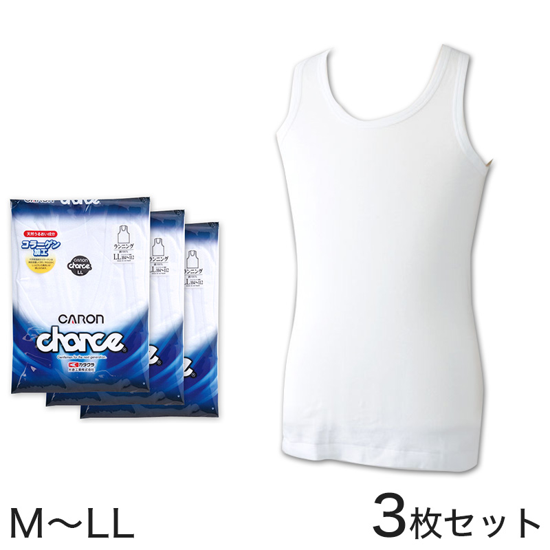 メンズ タンクトップ シャツ ランニング 3枚セット M〜LL (ランニング