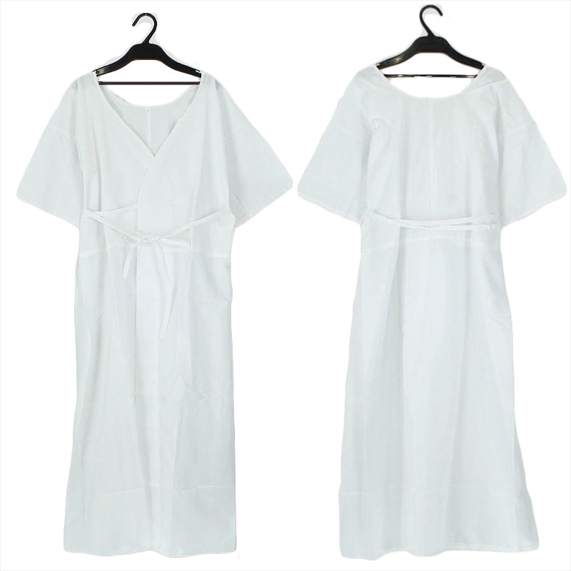 レディース 着物スリップ 礼装用対応 綿100％ 身頃 ポリエステル裾 吸湿性 バイヤステープ付き 衿ぐり深め 白 無地 M L 和装インナー 和服下着 着付け (取寄せ)