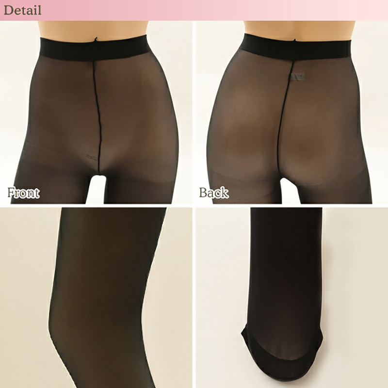 タイツ 薄手 レディース アツギ しめつけない 40デニール 2足組 M-L・L-LL 春用 夏用 薄い ベージュ 黒 締め付けない ゆったり ストッキング 無地