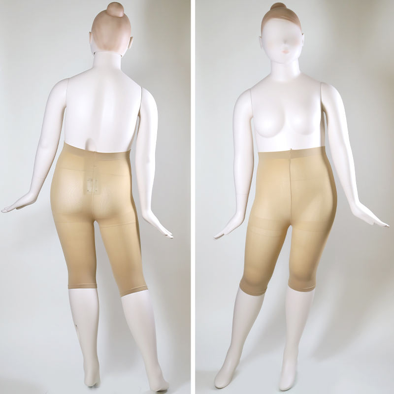 FreeFit ゆったり股ずれ防止5分丈レギンス 3L-4L〜7L-8L (フリーフィット レギンス スパッツ 日本製 ラージサイズ)
