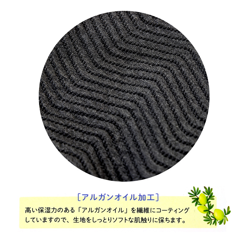 3分丈 ガードル ソフト 着圧 M-L〜3L-4L レディース ヒップアップ 三分丈 ウェーブ編み 黒