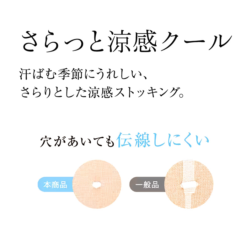 グンゼ サブリナ ストッキング 伝線 夏 S-M〜L-LL レディース パンスト 伝線しにくい GUNZE SABRINA UV 涼感 メッシュ サマー サマーストッキング
