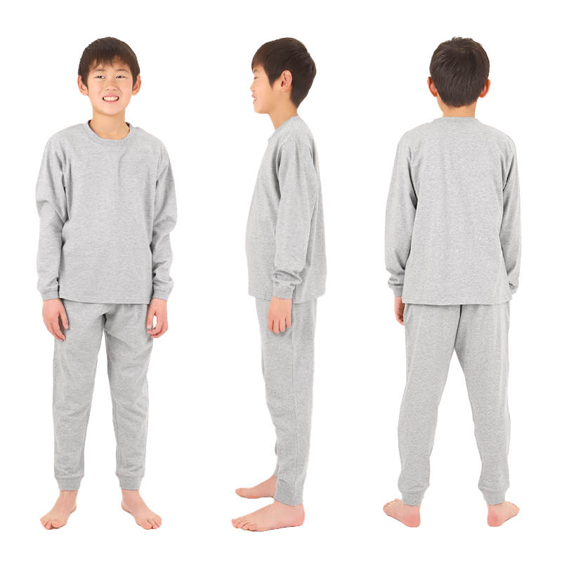 キッズ 無地 ルームウェア パジャマ兼用 薄手 綿100％ 上下セット 100〜160cm ジュニア キッズルームウェア キッズパジャマ上下 無地パジャマ 薄手パジャマ