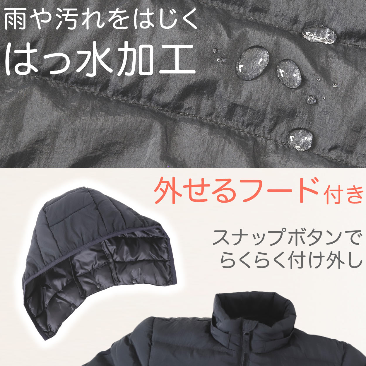 キッズ ジャンパー 中綿 ジャケット 暖かい 男の子 女の子 フードなし にできる 防寒 アウター 薄手 軽い フェイクダウン 100〜170cm 小学生 子供 洗える