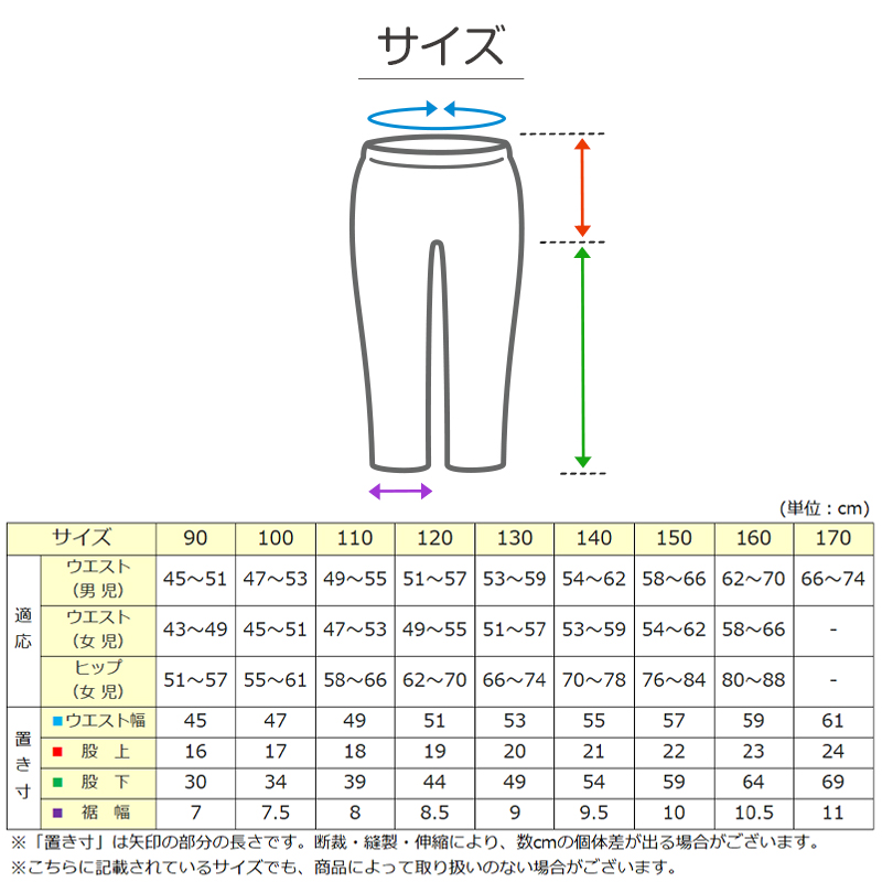 ラッシュガード トレンカ キッズ ラッシュトレンカ 子供 スクール水着 uvカット 90〜170cm スポーツ スクール 水着 スイムトレンカ プール 授業 男の子 女の子