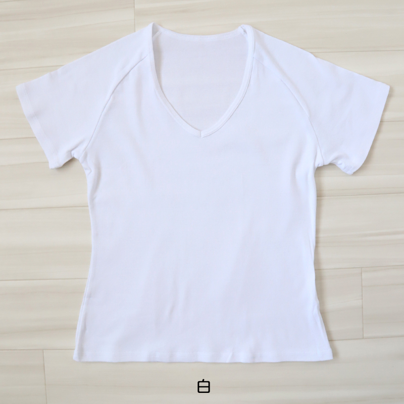 セーラー服 インナー 綿100% 半袖 tシャツ vネック 女子 S〜BL 中学生 高校生 下着 子供 ジュニア キッズ スクール 学生 レディース コットン 抗菌防臭