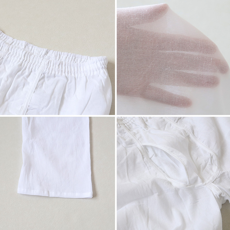 クレープ メンズ ステテコ 綿100% 大きいサイズ 2枚組 3L〜6L 大寸 ビッグサイズ クレープ肌着 紳士 男性 下着 ボトム インナー パンツ ズボン下 (在庫限り)