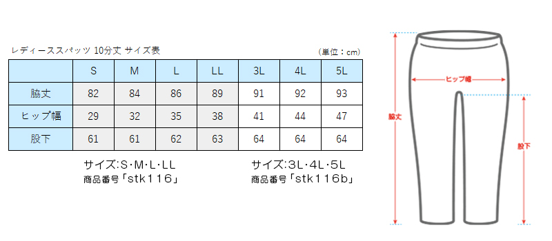 綿混 レディース 10分丈 スパッツ 3L〜5L (レギンス スポーツ フィットネス ウォーキング ヨガパンツ 透け防止 インナー 黒 下履き 大きいサイズ プラスサイズ)