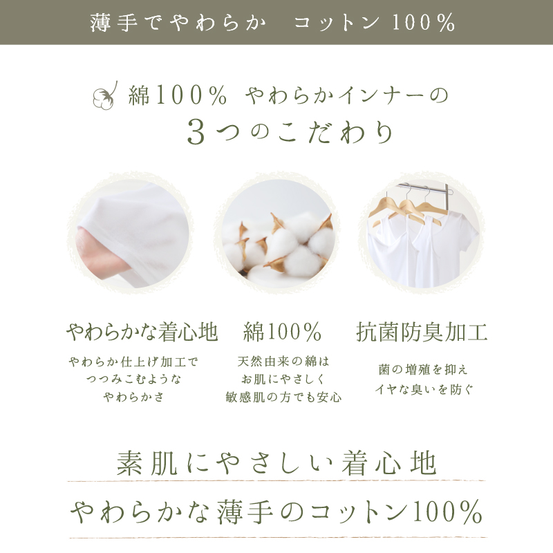 綿100％ メンズ インナー 長袖 tシャツ 丸首 クルーネック 薄手 敏感肌 定番 無地 白 年中 抗菌防臭 シンプル 肌着 下着 アトピー スーツ ビジネス S〜LL