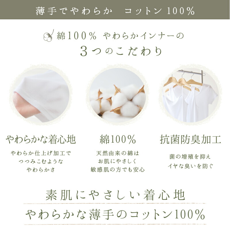 Suteteko（ステテコ） ハーフショーツ 綿100% レディース 3枚セット 3L