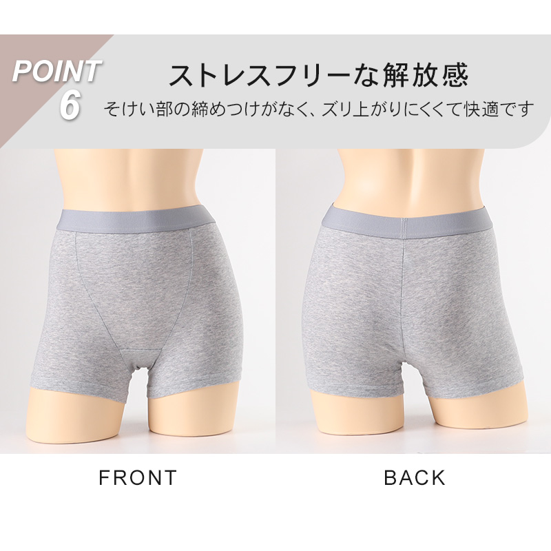 ローレッグショーツ ショーツ レディース 綿 S M L LL 3L 4L ボクサー 一分丈 無地 パンツ コットン 大きいサイズ ストレッチ インナー 下着 女性 婦人 肌着