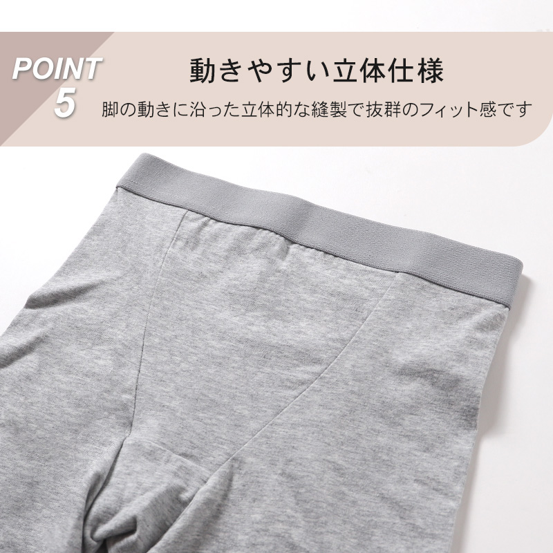 ボトム ショーツ 3分丈 レディース 綿 レース S M L LL 3L 4L ロングショーツ 三分丈 無地 パンツ コットン 大きいサイズ シンプル ストレッチ インナー