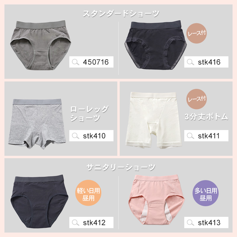 サニタリーショーツ 生理ショーツ 生理パンツ 昼用 軽い日用 S M L LL 3L 4L 生理用ショーツ 羽根つき 綿 無地 サニタリー 下着 パンツ ショーツ レディース