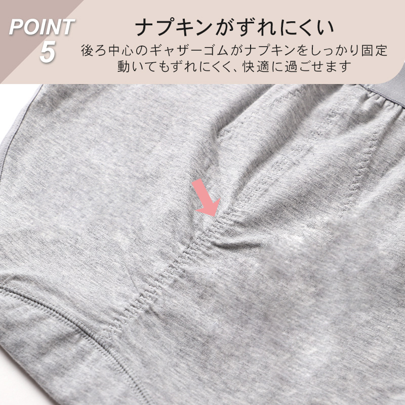 サニタリーショーツ 生理ショーツ 生理パンツ 夜用 多い日用 S M L LL 3L 4L 生理用ショーツ 羽根つき 綿 無地 サニタリー 下着 パンツ ショーツ レディース