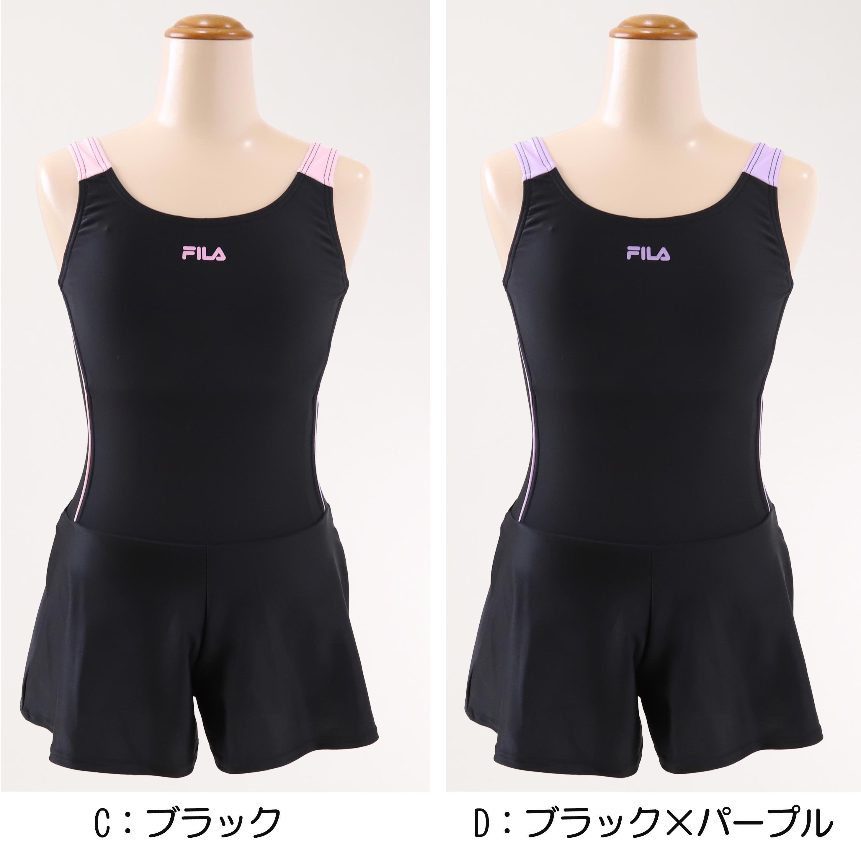 FILA スクール水着 女の子 キュロット キッズ 水着 子供 120cm