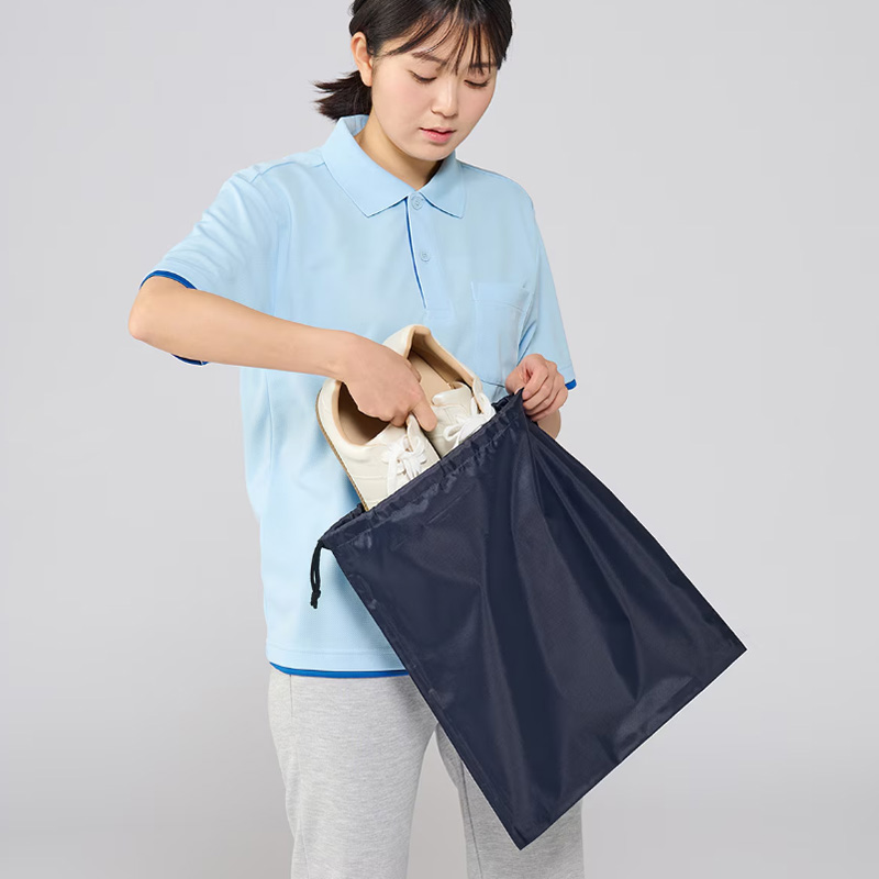 シューズバッグ 男女兼用 ユニセックス シューズケース Printstar W36cm×H43cm 上履き入れ シューズ入れ 巾着袋 運動 ジム メンズ レディース (取寄せ)