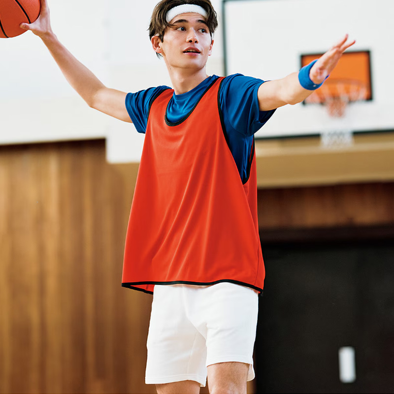 ビブス 無地 メッシュ ぜっけん 男女兼用 ユニセックス フリーサイズ JM XXL メンズ レディース キッズ ジュニア スポーツ 大会 運動会 部活 (取寄せ)