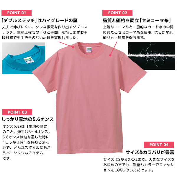 5001綿Tシャツ XL バイオレットパープル United Athle