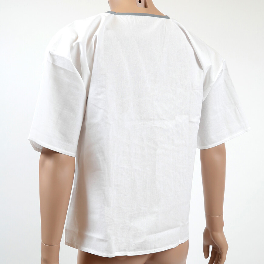 八重の下着本舗 紳士用 綿100％さらし天竺 打合せひもなし 和装下着 M〜LL (YAE) (和装呉服) (取寄せ)