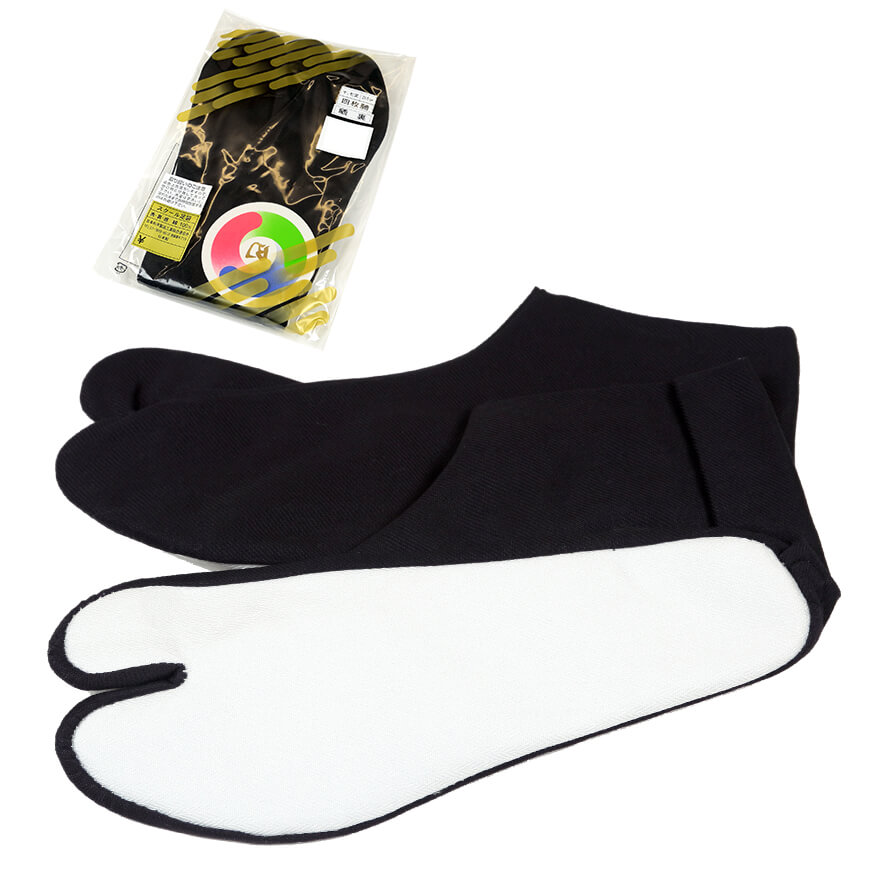 日本製 紳士用 巴足袋 綿100％ 四枚馳 晒裏 濃紺スクール足袋 24cm〜28cm (4枚コハゼ 和装 礼装 着物 着付け 弓道 舞踊 踊り お茶会 茶道 華道) (取寄せ)