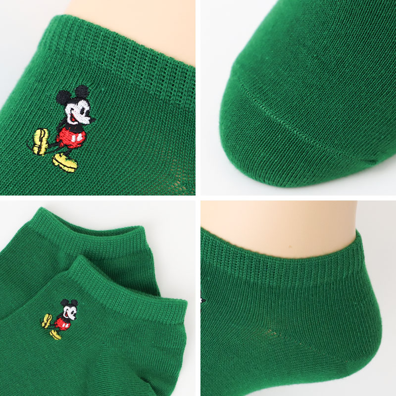 ミッキー＆フレンズ レディース アンクルソックス Disney ディズニー