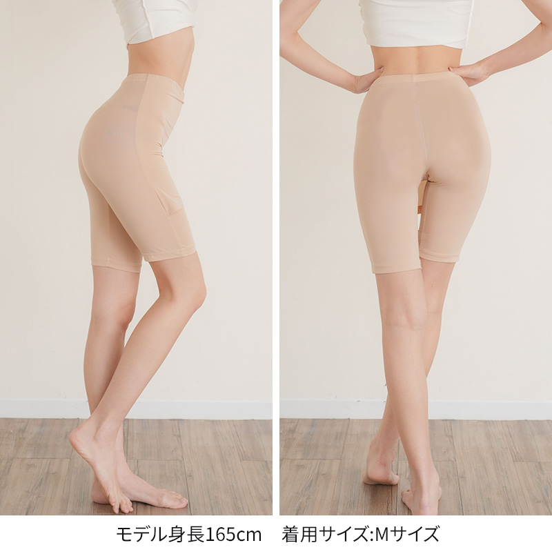 ペチコート パンツ Yライン カバー ペチパンツ 透けない M L LL スカート ワンピース ボトム インナー 張り付き 防止 透け防止 ペチパン 肌着 下着 レディース