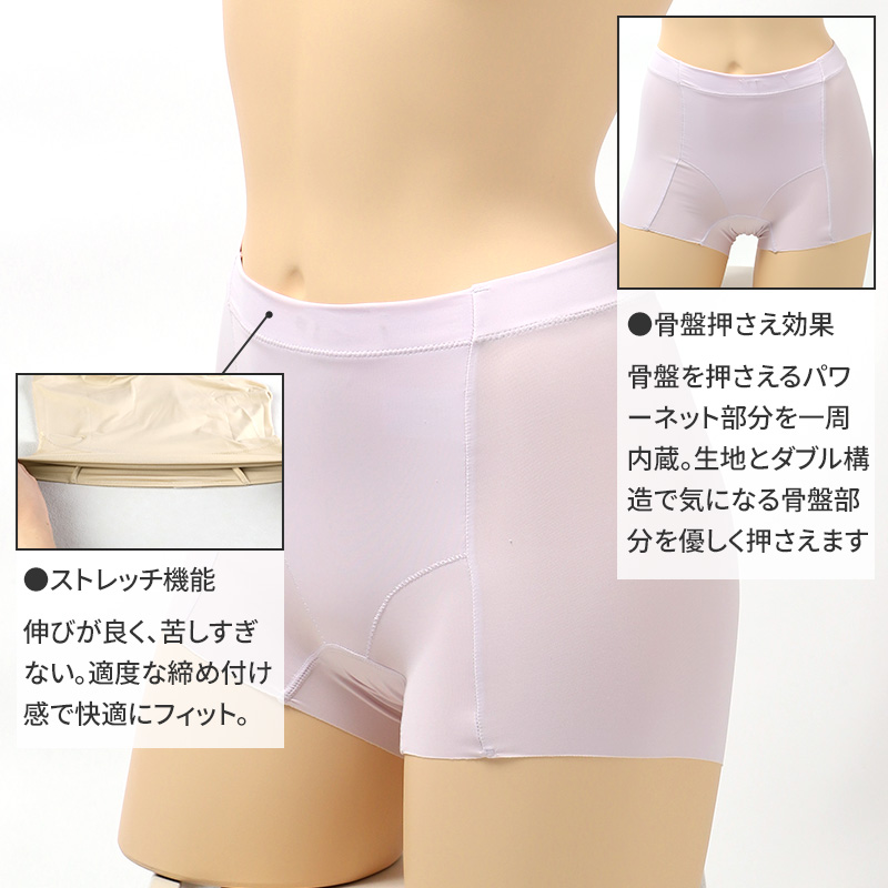 ★正規品/未使用★ パワーガード 骨盤ショーツ LLサイズ ロングタイプ スタンダード ショーツ 美尻 大きいサイズ M L LL 3L 下着 薄着 骨盤