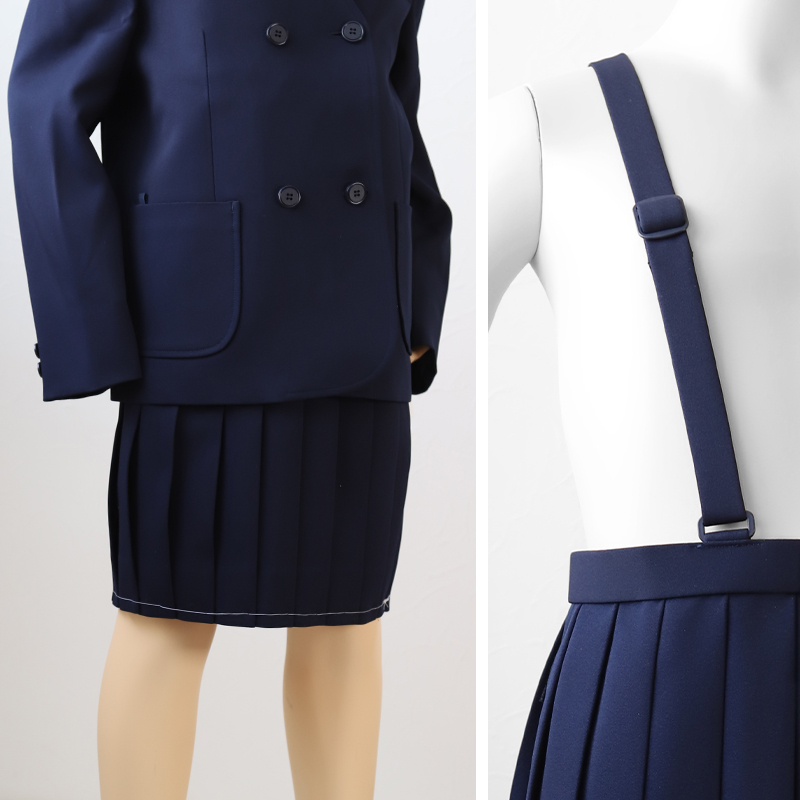学生服 20本車ヒダ イートンスカート(B体) 130cmB〜160cmB 女の子