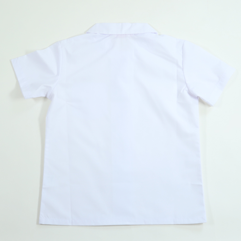 女子ベタ衿 半袖ブラウス 120cmA〜160cmA (小学生 制服 小学校 スクールシャツ) (取寄せ)