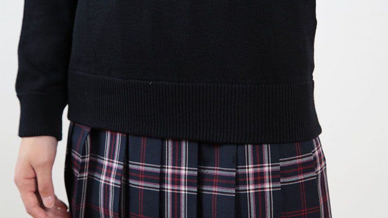 スクールセーター 綿混 学生 制服 ニット コットン 女子 男子 S〜3L スクールニット V首 vネック 中学生 高校生 春 秋 (送料無料) (取寄せ)