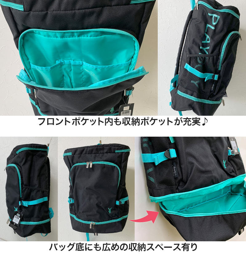 PLAYBOY リュックサック スクエアリュック スクールバッグ