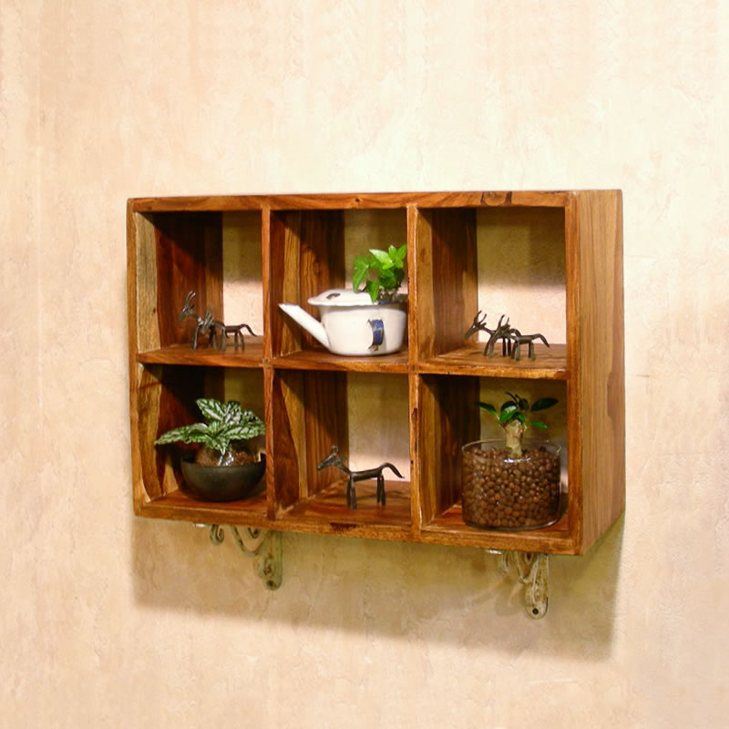 棚 木製 収納 CDラック おしゃれ シーシャム 6ボックスシーシャム