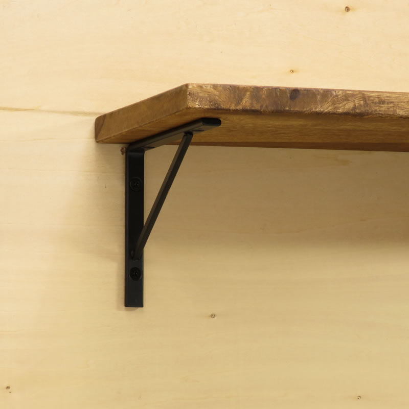 アイアン,棚受け金具,ブラケット,12cm,10cm,120mm,100mm,スリムストレート120×100